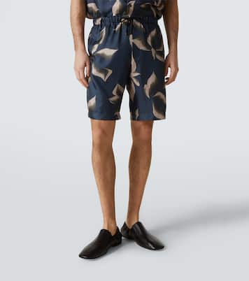Printed silk shorts | Dries Van Noten