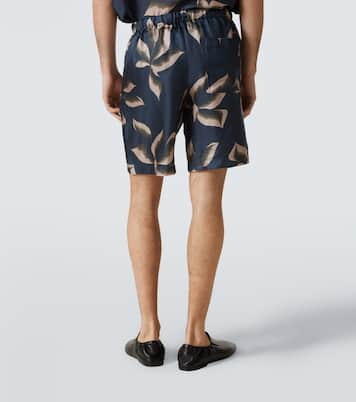 Printed silk shorts | Dries Van Noten
