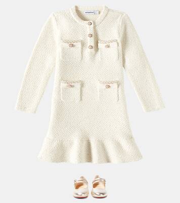 Sequined knitted dress | Self-Portrait Kids