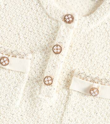 Sequined knitted dress | Self-Portrait Kids