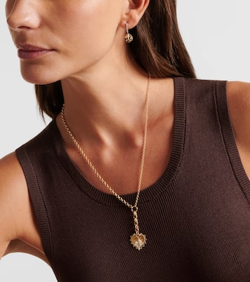 Collier Heart Medium en or 18 carats (750/1000) et diamants | FoundRae