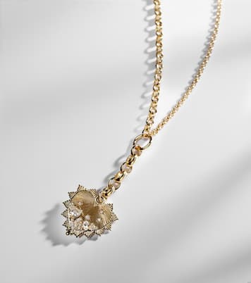 Collier Heart Medium en or 18 carats (750/1000) et diamants | FoundRae