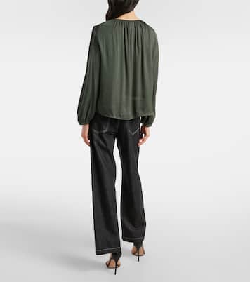 Top Riona aus Satin | Velvet