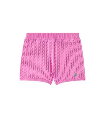 Cable-knit cotton shorts | Polo Ralph Lauren Kids