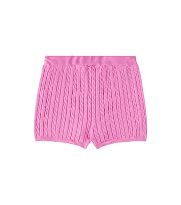 Cable-knit cotton shorts | Polo Ralph Lauren Kids