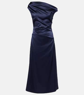 Robe longue Elyse en soie mélangée | Staud