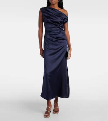 Robe longue Elyse en soie mélangée | Staud