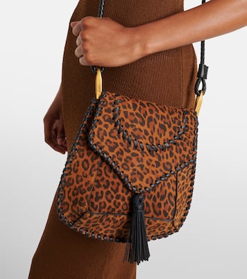 Schultertasche Anahi Small aus Veloursleder | Isabel Marant