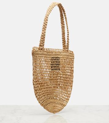 Tote Bag Summer Banana Small aus Raffiabast | Chloé