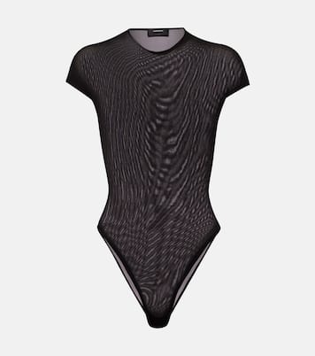 Sheer technical bodysuit | Wardrobe.NYC