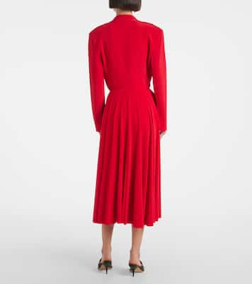 Pleated midi skirt | Norma Kamali