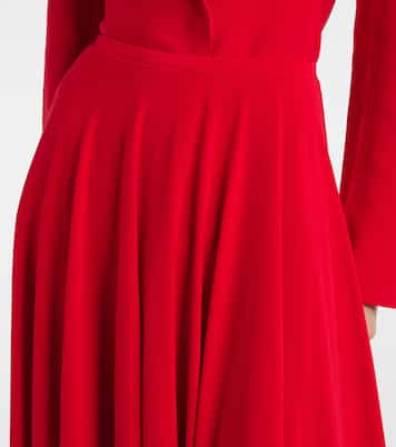 Pleated midi skirt | Norma Kamali