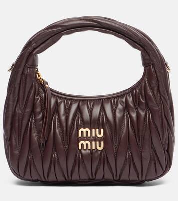 Sac Wander Small en cuir | Miu Miu