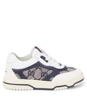 Zapatillas de lona GG con piel | Gucci Kids