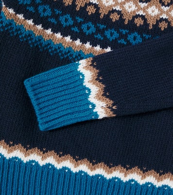 Pullover in lana vergine con intarsi | Moncler Enfant