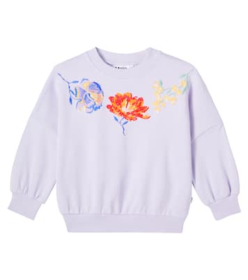 Marika floral cotton jersey sweatshirt | Molo