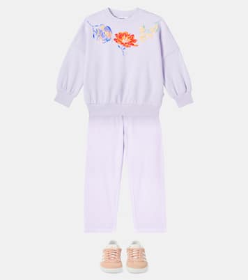 Marika floral cotton jersey sweatshirt | Molo