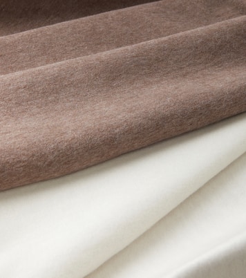 Fringed silk throw | Brunello Cucinelli