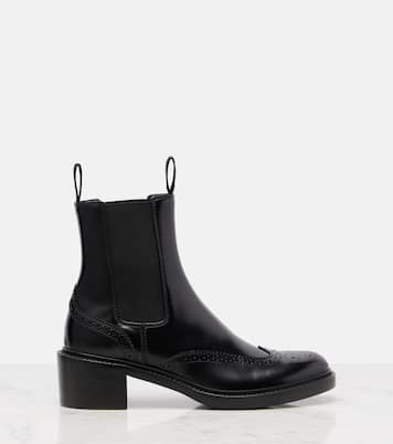 Vincent 50 leather ankle boots | Saint Laurent