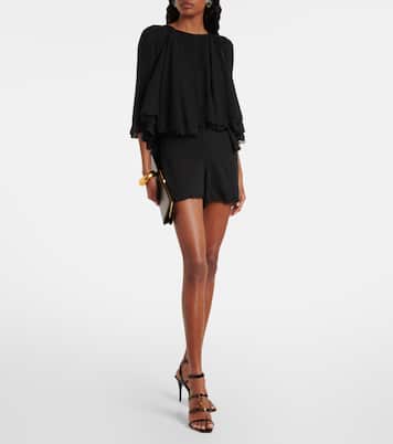 Cassandra 90 patent leather sandals | Saint Laurent