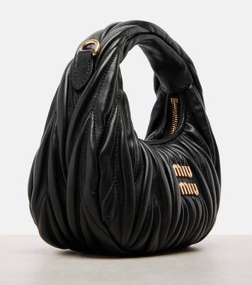 Wander Mini matelassé leather tote bag | Miu Miu