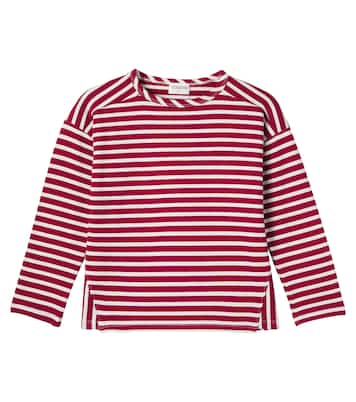 Joel striped cotton jersey top | Cozmo