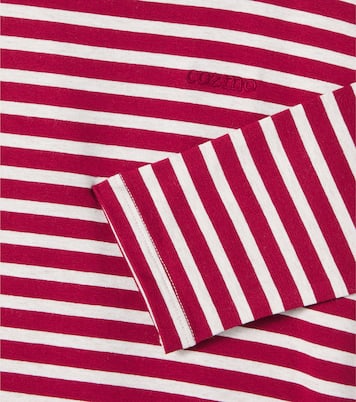 Joel striped cotton jersey top | Cozmo