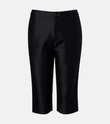 Shorts aus Satin | Shushu/Tong