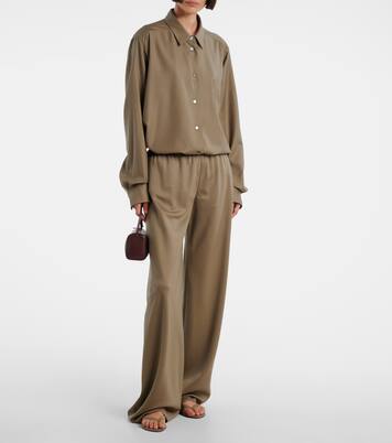 Sacha leather thong sandals | The Row