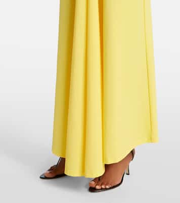 Embellished ruched jersey maxi dress | Christopher Esber