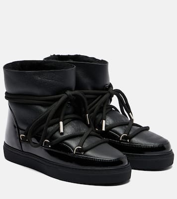 Gloss leather snow boots | Inuikii