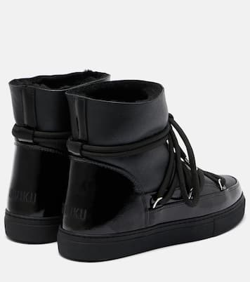 Gloss leather snow boots | Inuikii