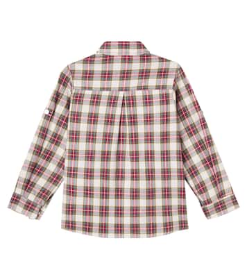 Nico checked cotton flannel shirt | La Coqueta