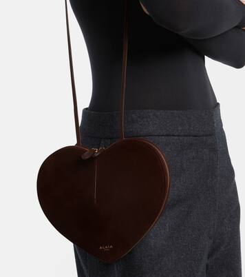 Schultertasche Le Cœur Small aus Leder | Alaïa