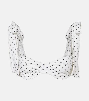 Lady polka-dot bikini top | Same