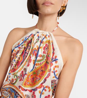 Tank top de seda estampado | Etro
