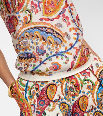 Tank top de seda estampado | Etro