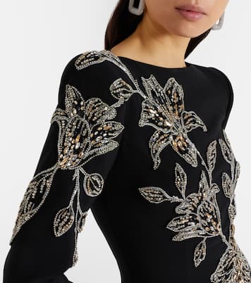 Slipper Orchid embellished gown | Jenny Packham