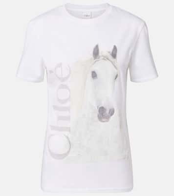 Logo cotton jersey T-shirt | Chloé