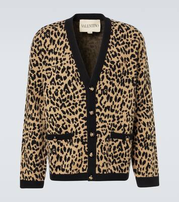 Cardigan aus Schurwoll-Jacquard | Valentino