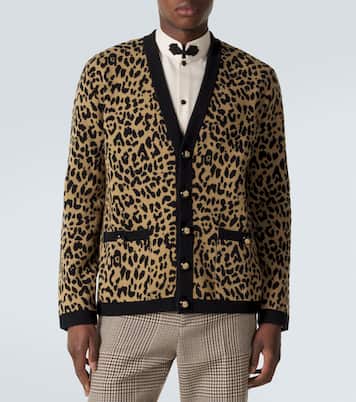 Cardigan aus Schurwoll-Jacquard | Valentino