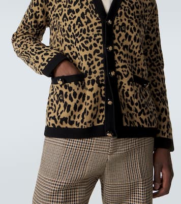 Cardigan aus Schurwoll-Jacquard | Valentino