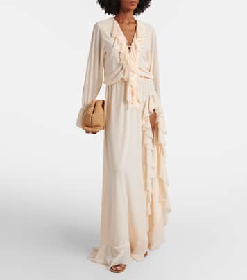 Bellen ruffled maxi dress | Bananhot