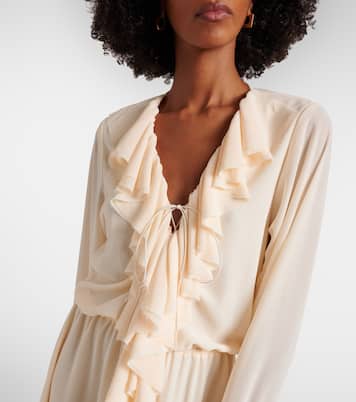 Bellen ruffled maxi dress | Bananhot