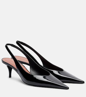 Slingback-Pumps Anok 55 aus Lackleder | Amina Muaddi