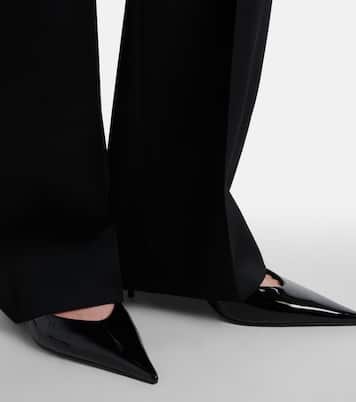 Slingback-Pumps Anok 55 aus Lackleder | Amina Muaddi