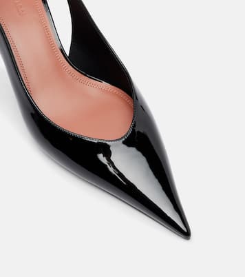Slingback-Pumps Anok 55 aus Lackleder | Amina Muaddi