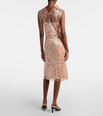 Floral midi dress | Jil Sander
