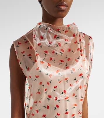 Floral midi dress | Jil Sander