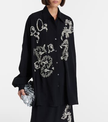 Oversized embellished shirt | Dries Van Noten